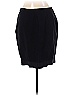 Ann Taylor Solid Black Casual Skirt Size 10 - photo 2