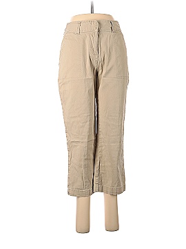 Basic Editions Beige Twill Pull On Pants Listed By David Tradesy