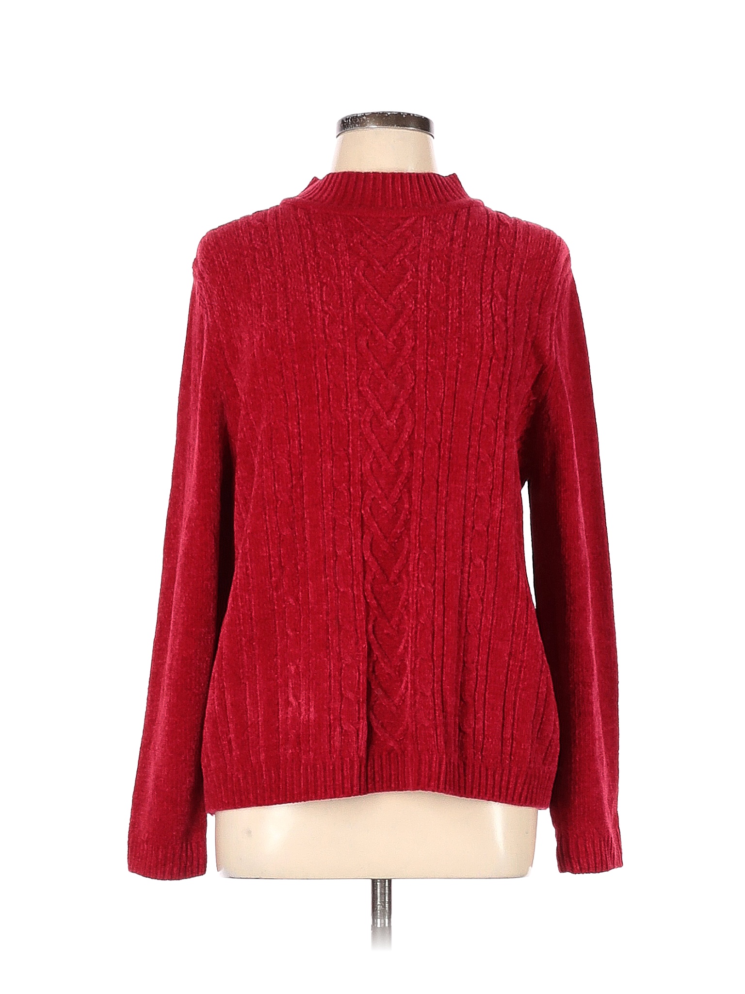 Alfred Dunner 100% Acrylic Solid Red Pullover Sweater Size L - 75% off ...