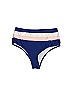 Unbranded Stripes Color Block Blue Swimsuit Bottoms Size L - photo 1