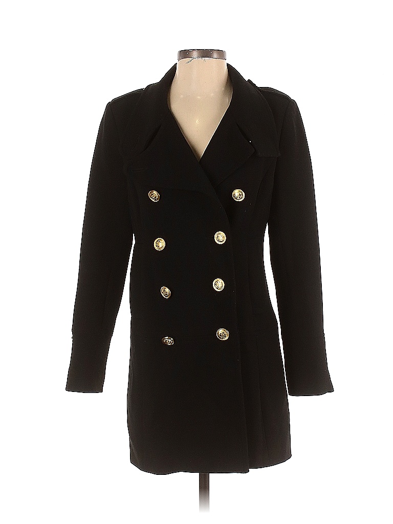Forever 21 Solid Black Coat Size S 57 off thredUP