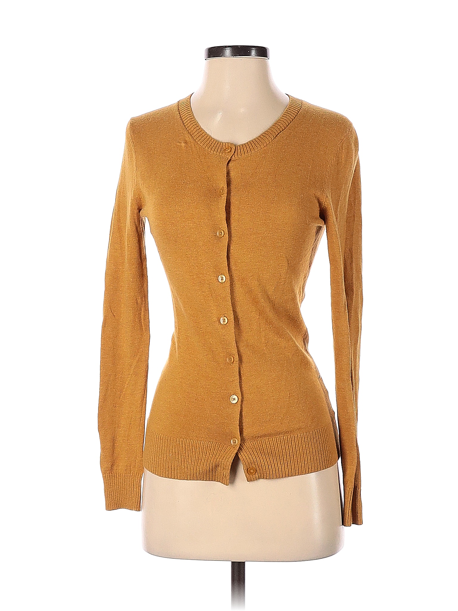 gap yellow cardigan
