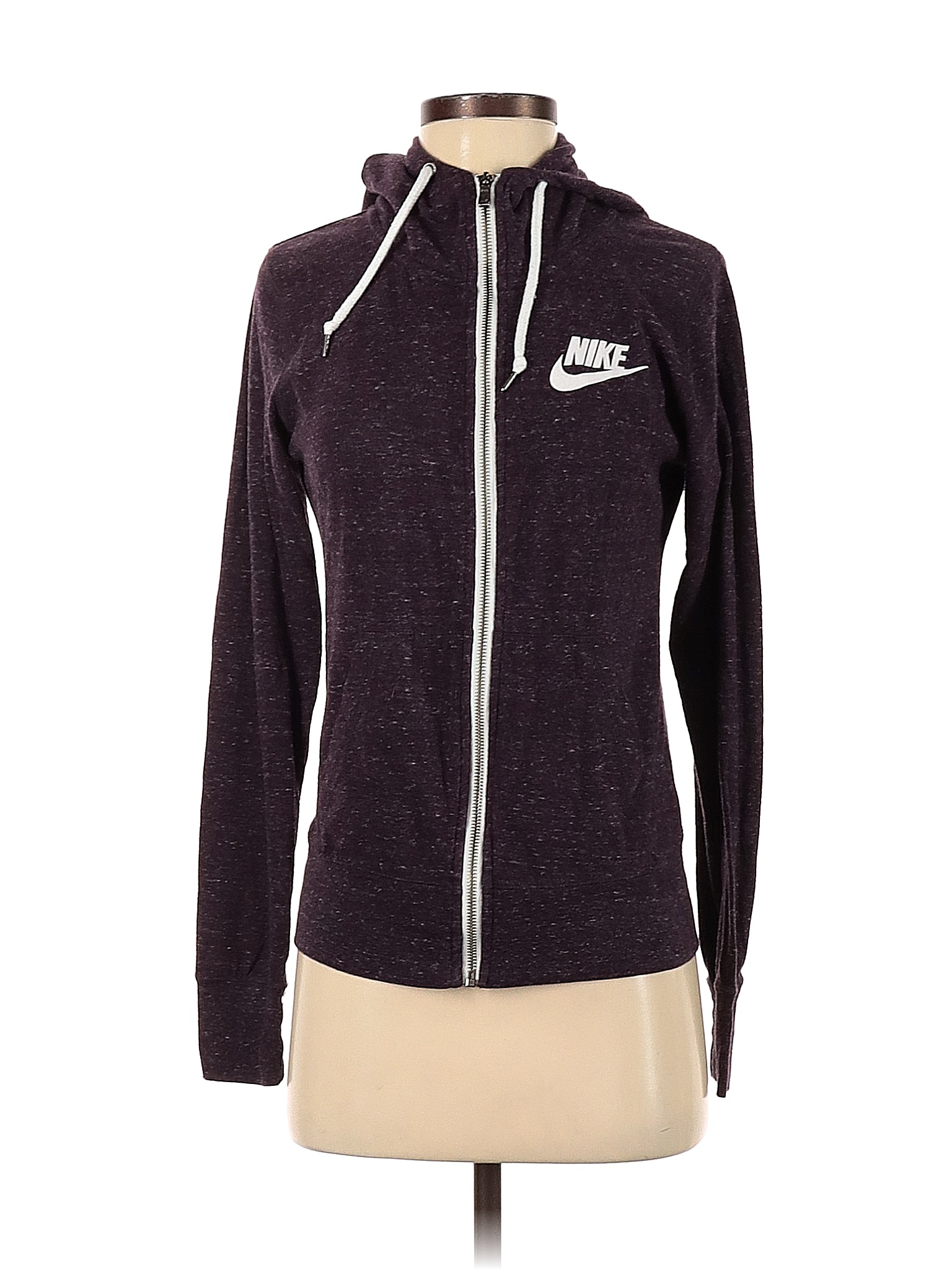 purple nike zip up hoodie