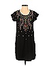 Yumi 100% Polyester Paisley Black Casual Dress Size XS - photo 1
