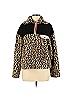 BP. 100% Polyester Animal Print Leopard Print Tan Fleece Size M - photo 1