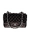 Chanel Quilted Patent leather Jumbo Single 