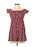 Unbranded Floral Motif Burgundy Red Casual Dress Size S - photo 1