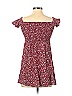 Unbranded Floral Motif Burgundy Red Casual Dress Size S - photo 2