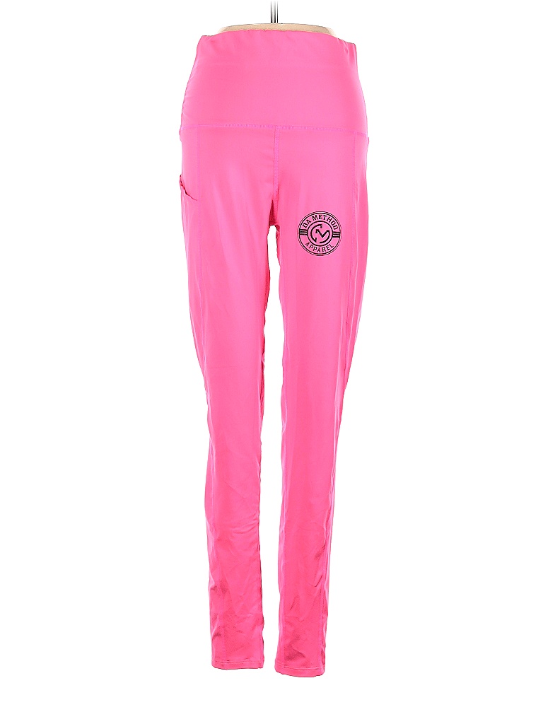 Assorted Brands Solid Colored Pink Active Pants Size M 83 off thredUP