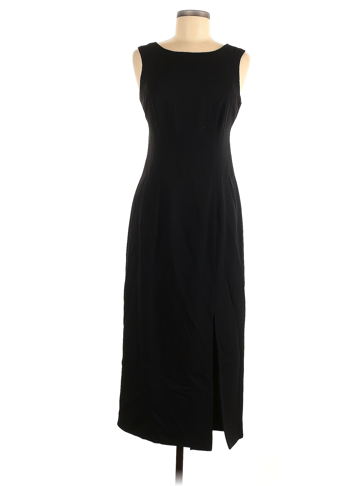 Casual Corner 100 Polyester Solid Black Cocktail Dress Size 6 71