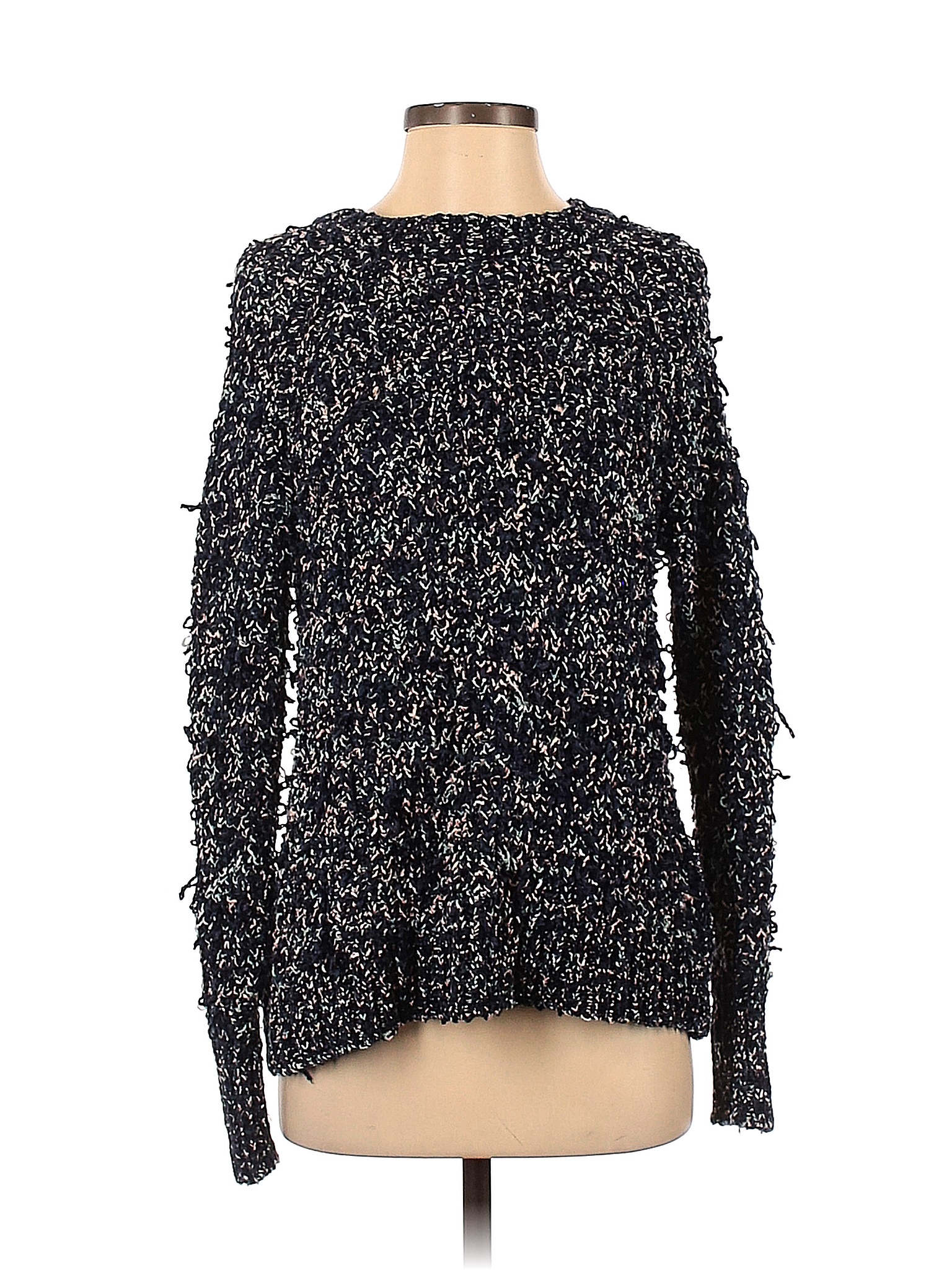 dip 100 Polyester Black Blue Pullover Sweater Size M 73 off thredUP