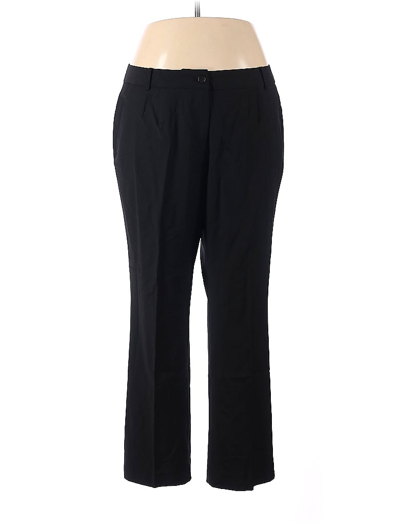 Talbots Solid Black Wool Pants Size 16 - 89% off | thredUP