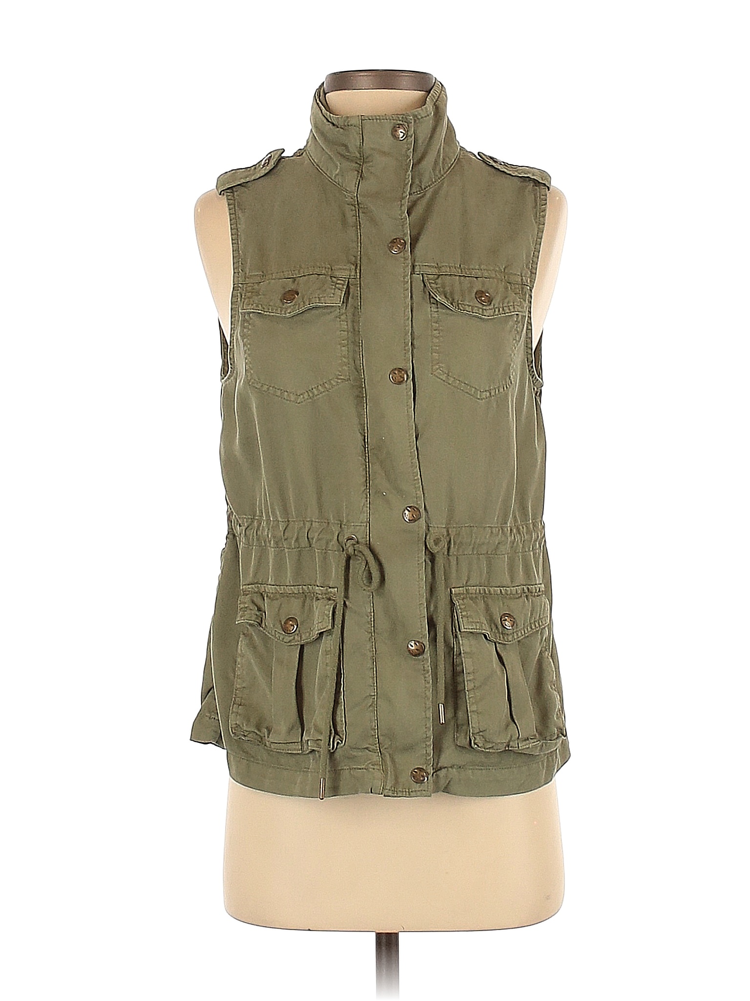 Max Jeans 100% Tencel Brown Vest Size 