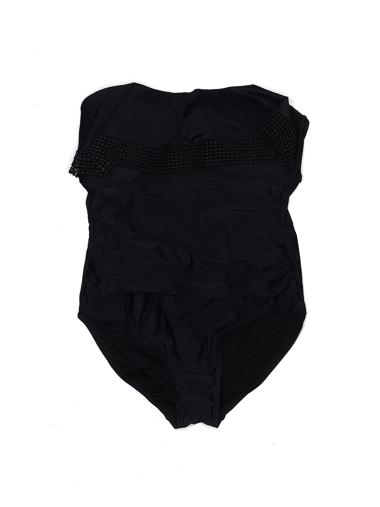 Kona Sol Solid Black One Piece Swimsuit Size M - 61% off | thredUP