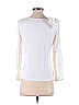 Worth New York Solid White Long Sleeve Top Size S - photo 2