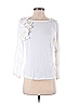 Worth New York Solid White Long Sleeve Top Size S - photo 1