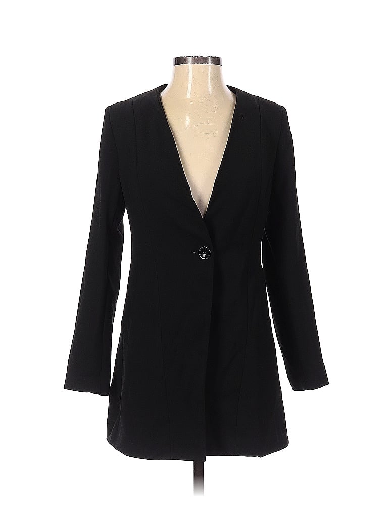 Assorted Brands Solid Black Blazer Size S 64 Off Thredup