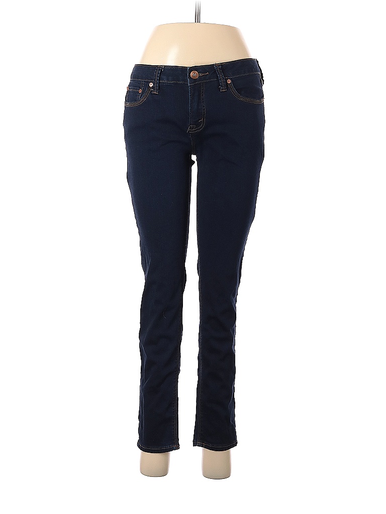 Jcpenney Solid Blue Jeans 28 Waist - 58% off | thredUP
