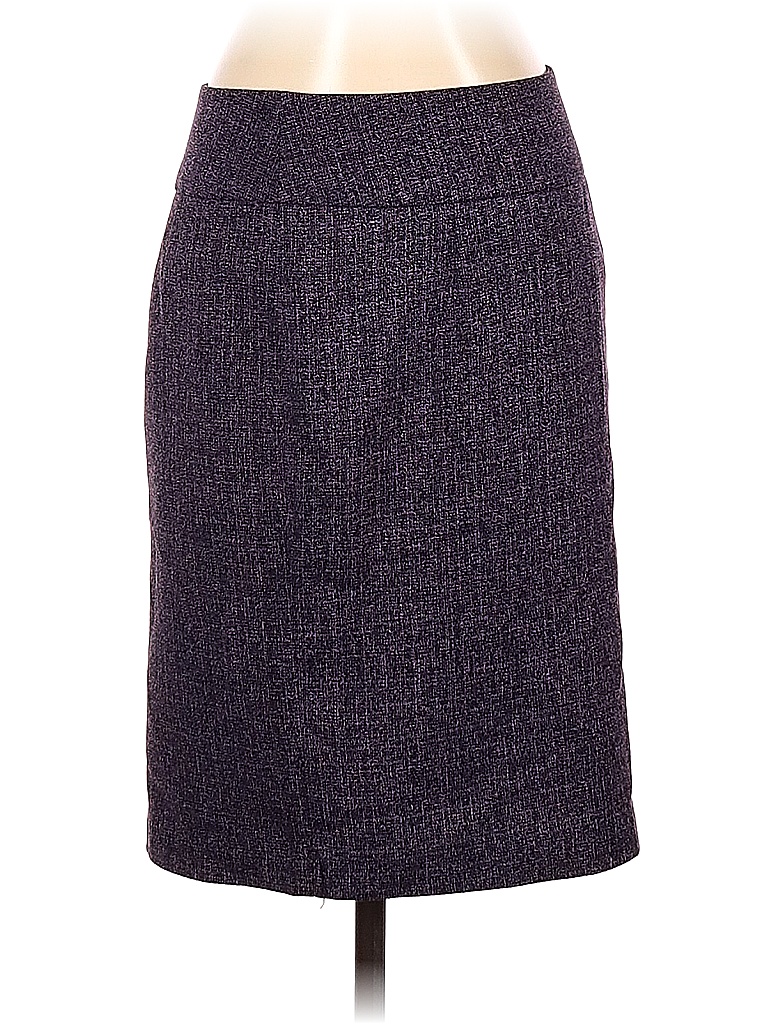 Metrostyle Solid Tweed Purple Casual Skirt Size 4 - 82% off | thredUP