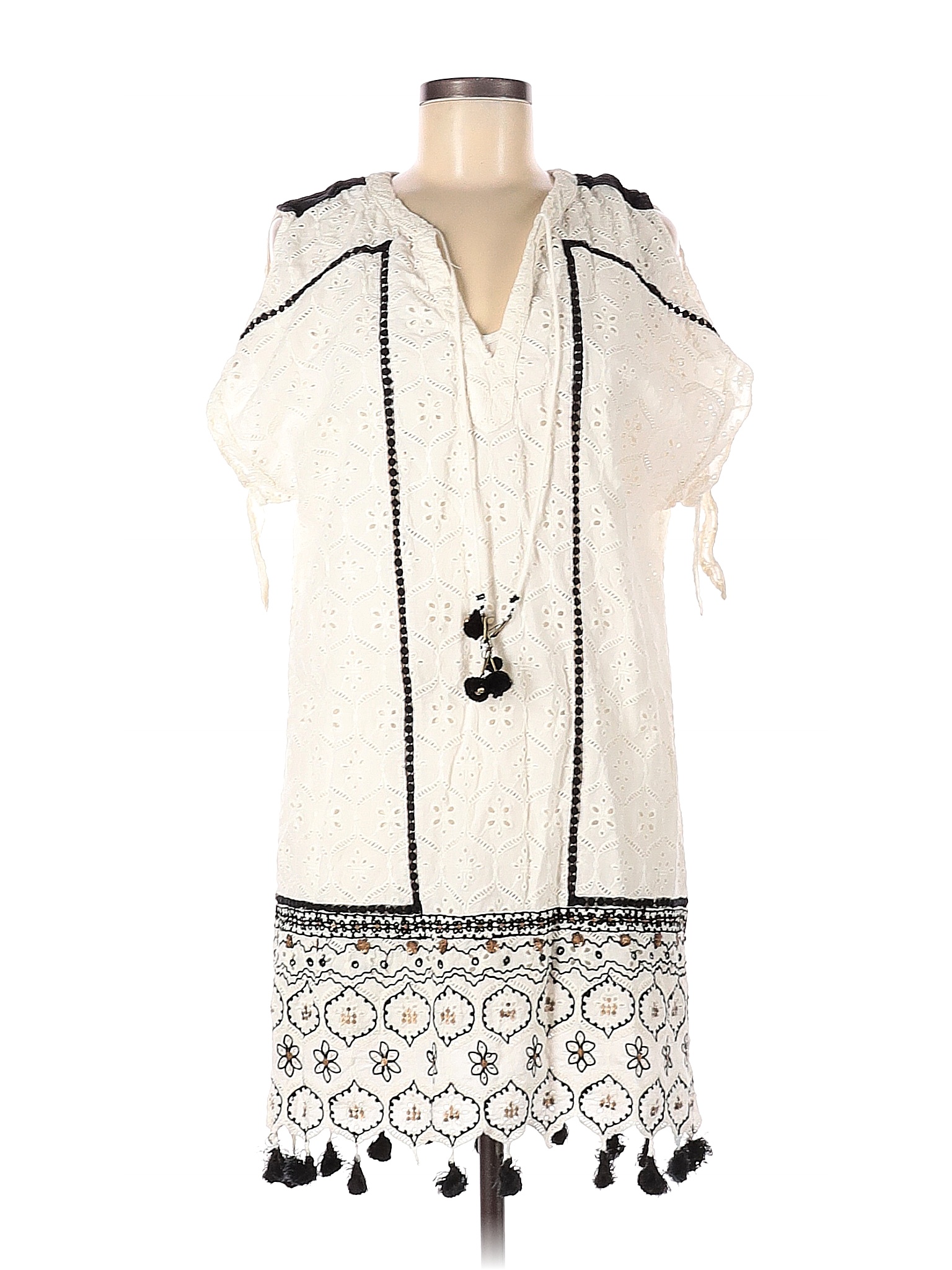 Hemant And Nandita Colored Ivory Casual Dress Size S - 85% off | thredUP
