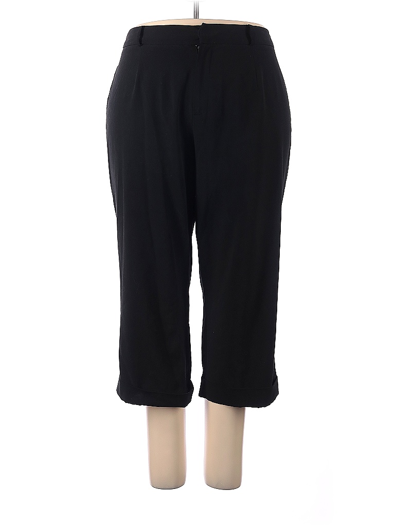 Briggs Solid Black Dress Pants Size 18W (Plus) - 75% off | thredUP