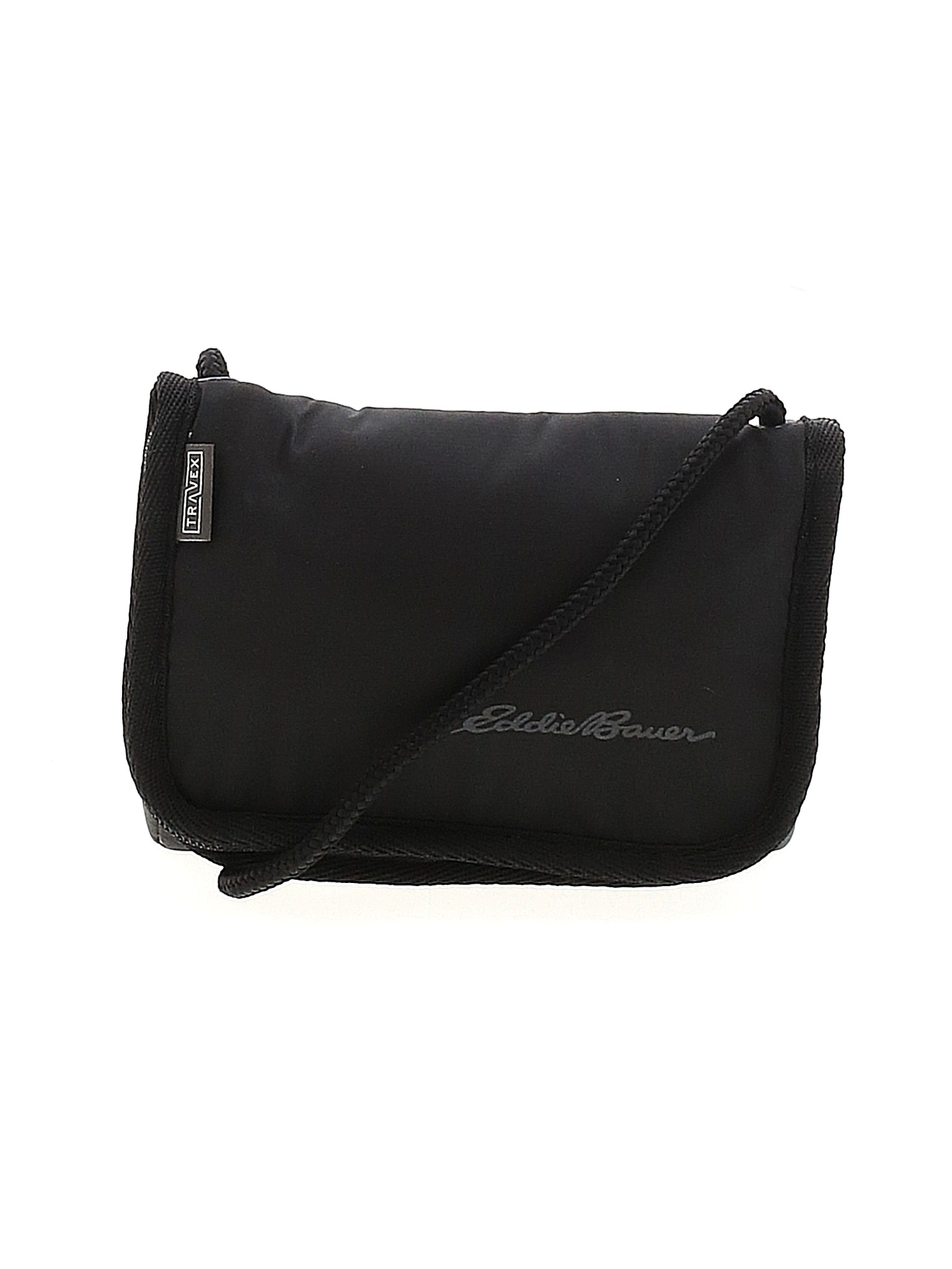 Eddie Bauer Graphic Solid Black Crossbody Bag One Size 84 off thredUP