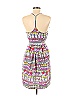 Johnny Martin Paisley Hearts Gray Cocktail Dress Size 9 - photo 2