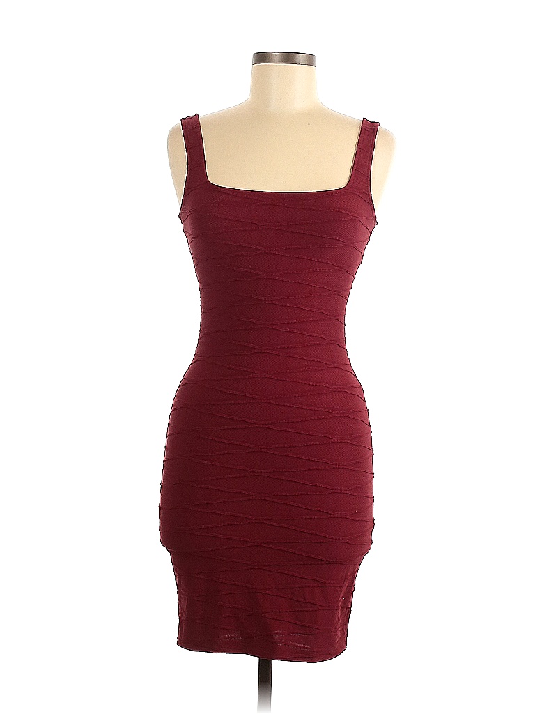 Windsor Solid Maroon Burgundy Cocktail Dress Size M 75 off thredUP