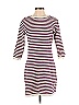 GoLite Stripes Burgundy Purple Casual Dress Size S - photo 1