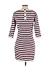 GoLite Stripes Burgundy Purple Casual Dress Size S - photo 2