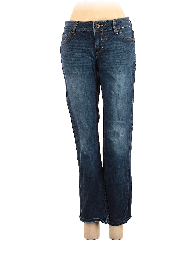 Simply Vera Vera Wang Solid Blue Jeans Size 6 - 64% off | thredUP