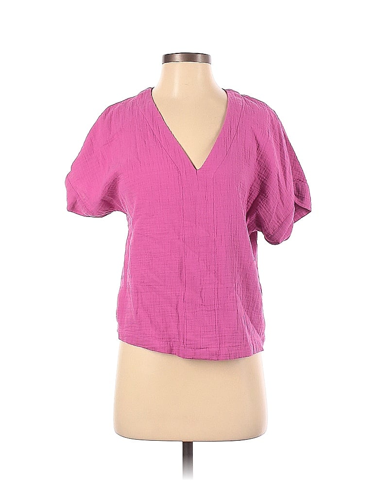 Pre-owned Main Strip Casual Dress In Pink