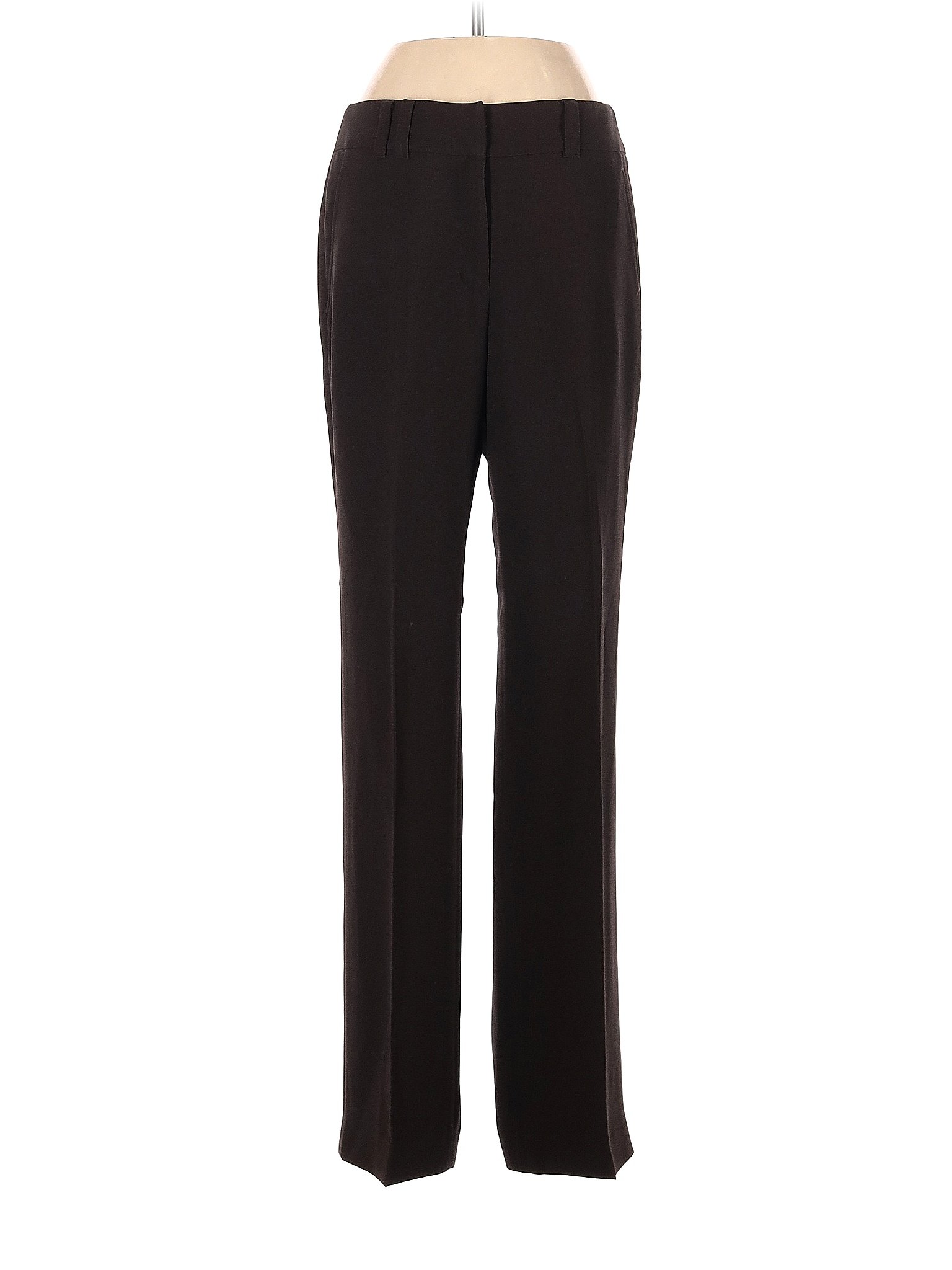 Anne Klein Solid Black Brown Dress Pants Size 2 (Petite) - 84% off ...