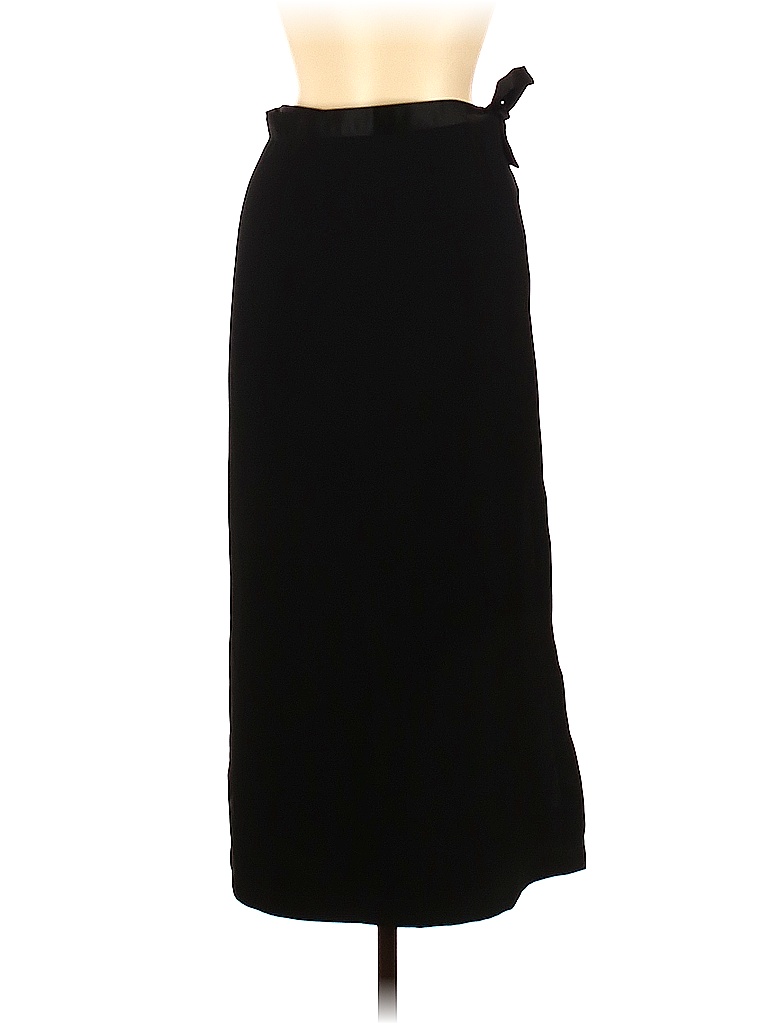 Uniform John Paul Richard 100 Polyester Solid Black Casual Skirt Size