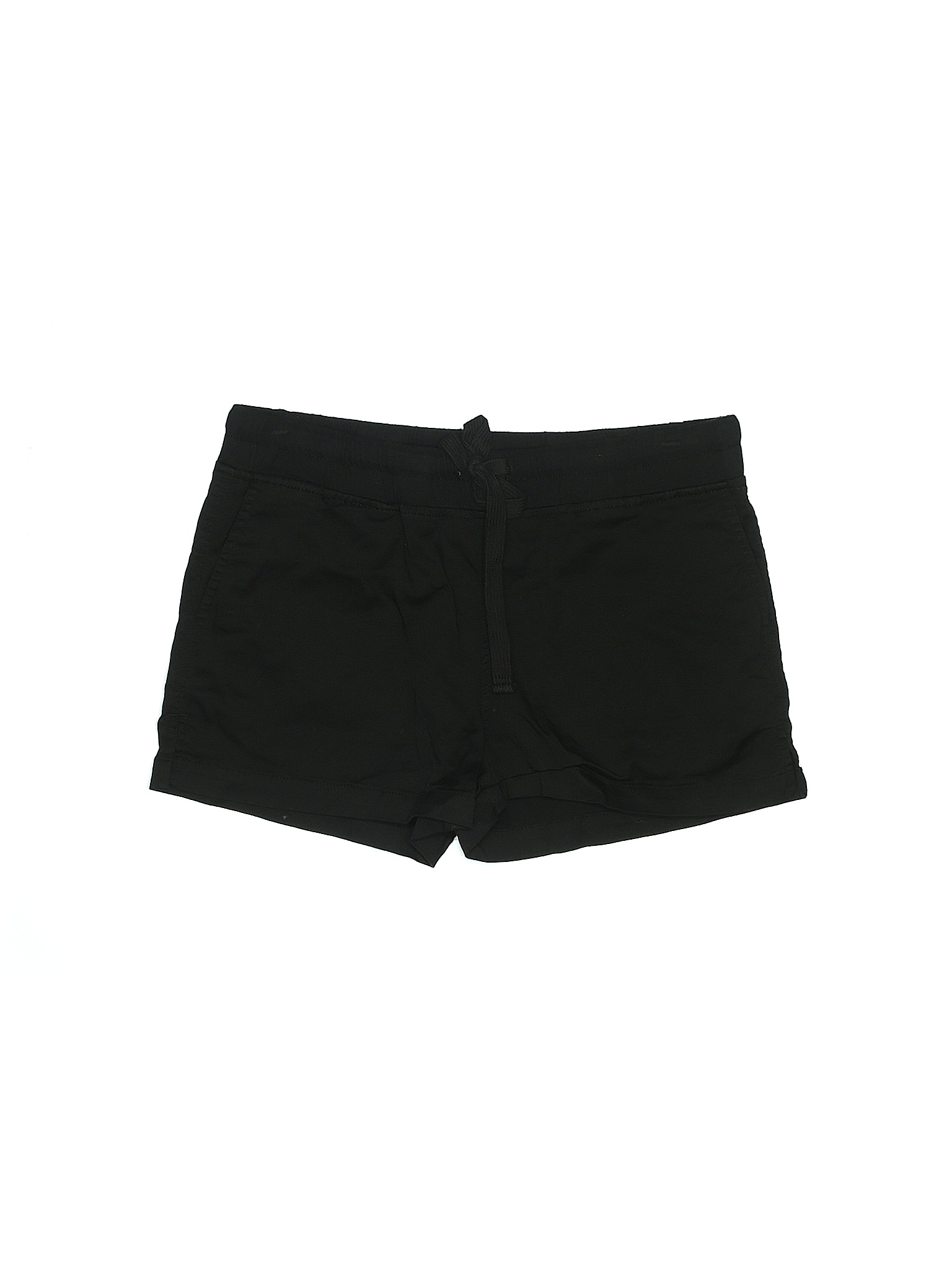 Aqua Solid Black Shorts Size S - 84% off | thredUP