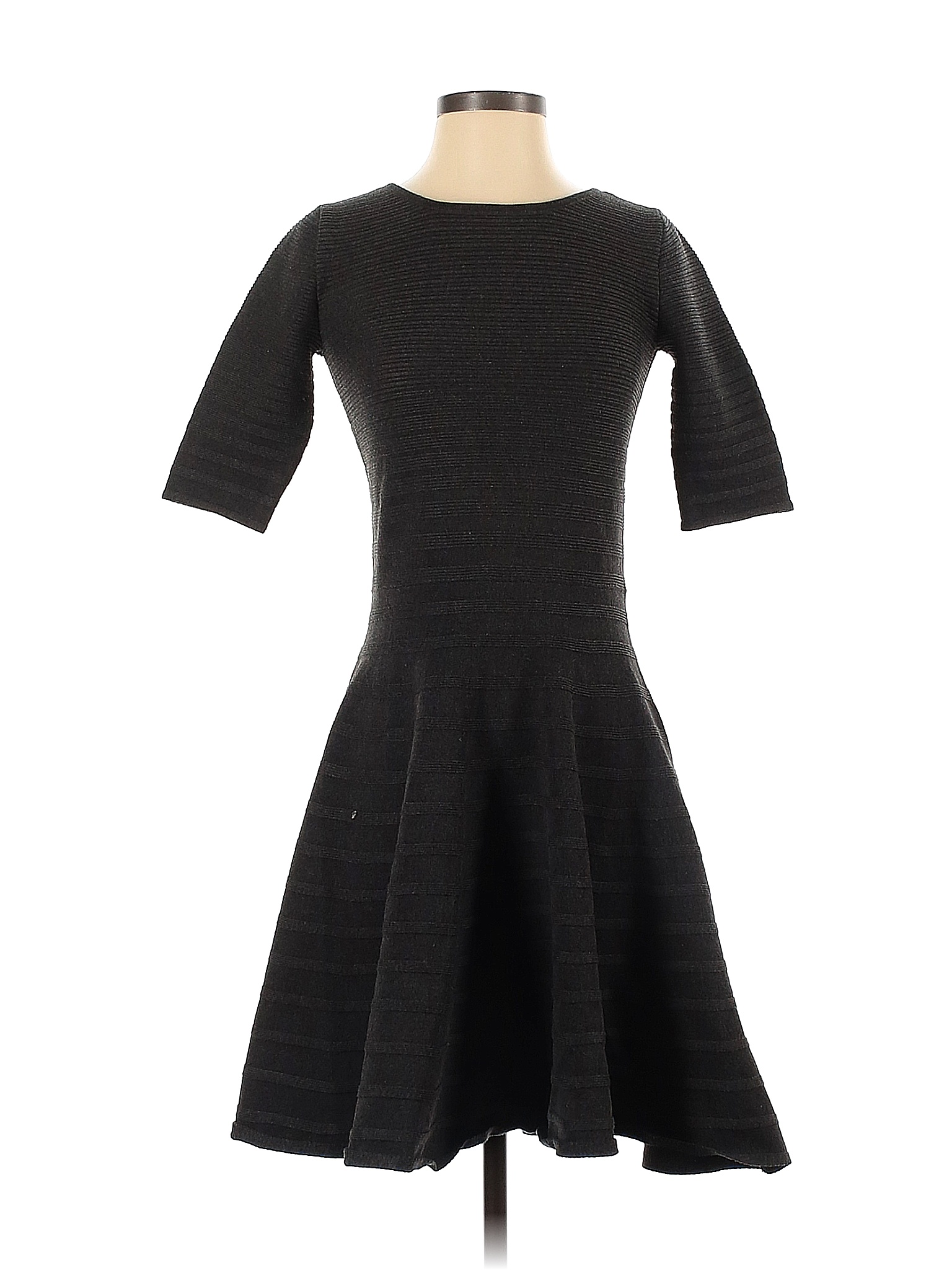 Ivanka Trump Solid Black Gray Cocktail Dress Size XS - 89% off | thredUP