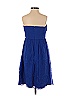 J.Crew 100% Silk Solid Blue Cocktail Dress Size 0 - photo 2
