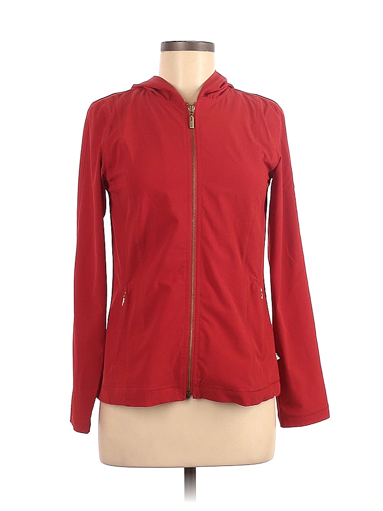 Zenergy by Chico's Solid Red Jacket Size Sm (0) - 80% off | thredUP