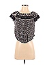 LA Hearts Black Short Sleeve Blouse Size XS - photo 1