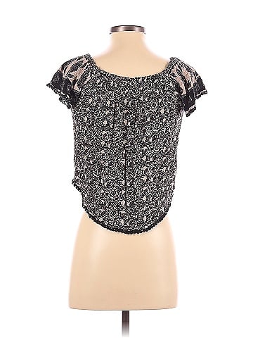 LA Hearts Short Sleeve Blouse (view 2)