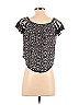 LA Hearts Black Short Sleeve Blouse Size XS - photo 2