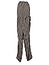 Forever 21 Houndstooth Checkered-gingham Plaid Polka Dots Black Casual Pants Size L - photo 2