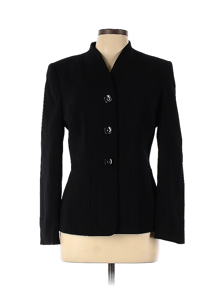 Le Suit 100% Polyester Black Blazer Size 8 - 86% off | thredUP