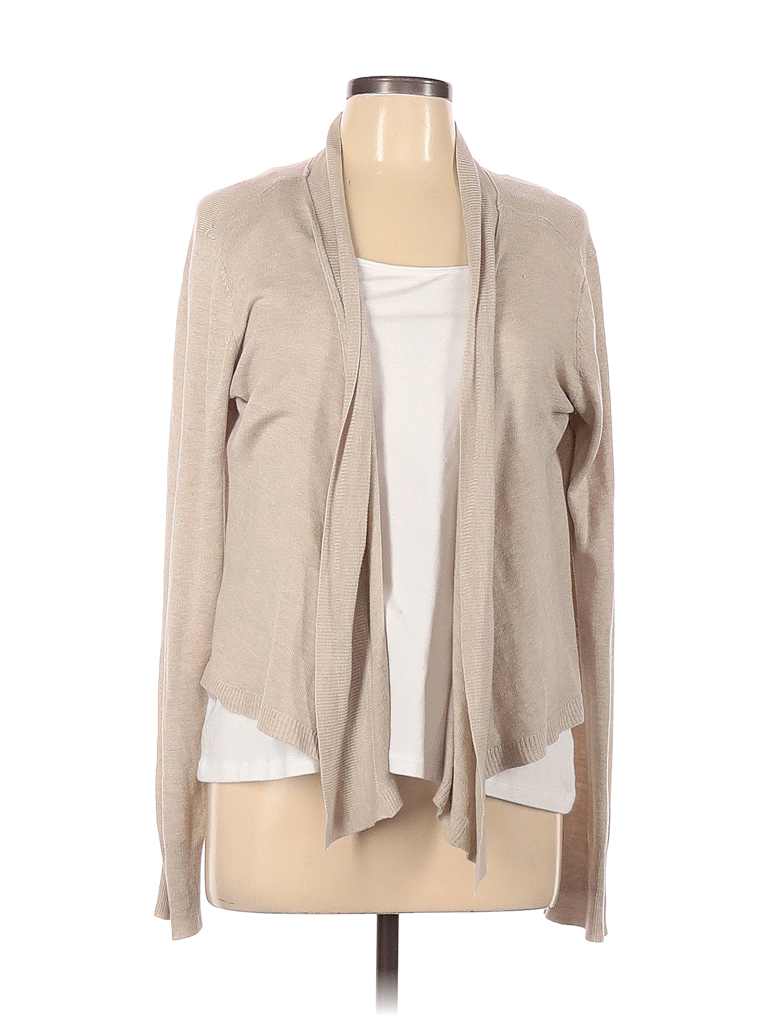 89th & Madison Tan Cardigan Size L - 71% off | thredUP