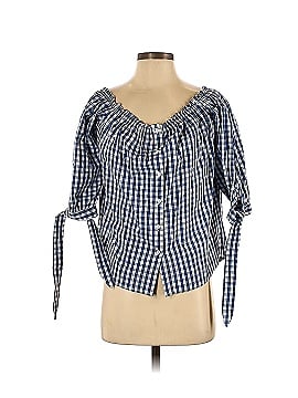 Caution to the Wind Short Sleeve Blouse (view 1)