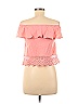 Shasa 100% Viscose Pink Short Sleeve Blouse Size S - photo 2