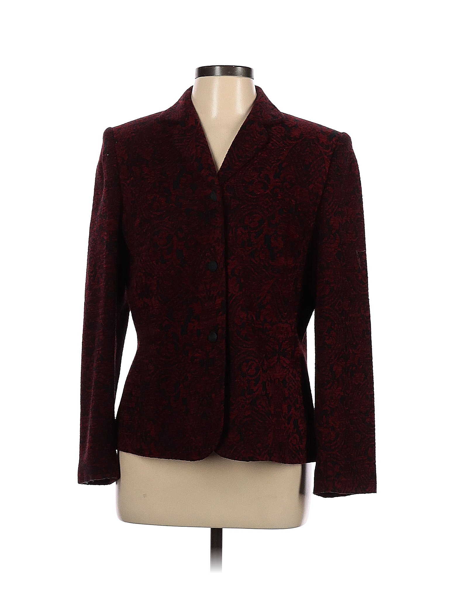 Anna Carole 100% Acrylic Maroon Red Blazer Size 12 - 81% off | thredUP