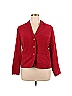 Studio Works 100% Polyester Red Blazer Size 14 - photo 1