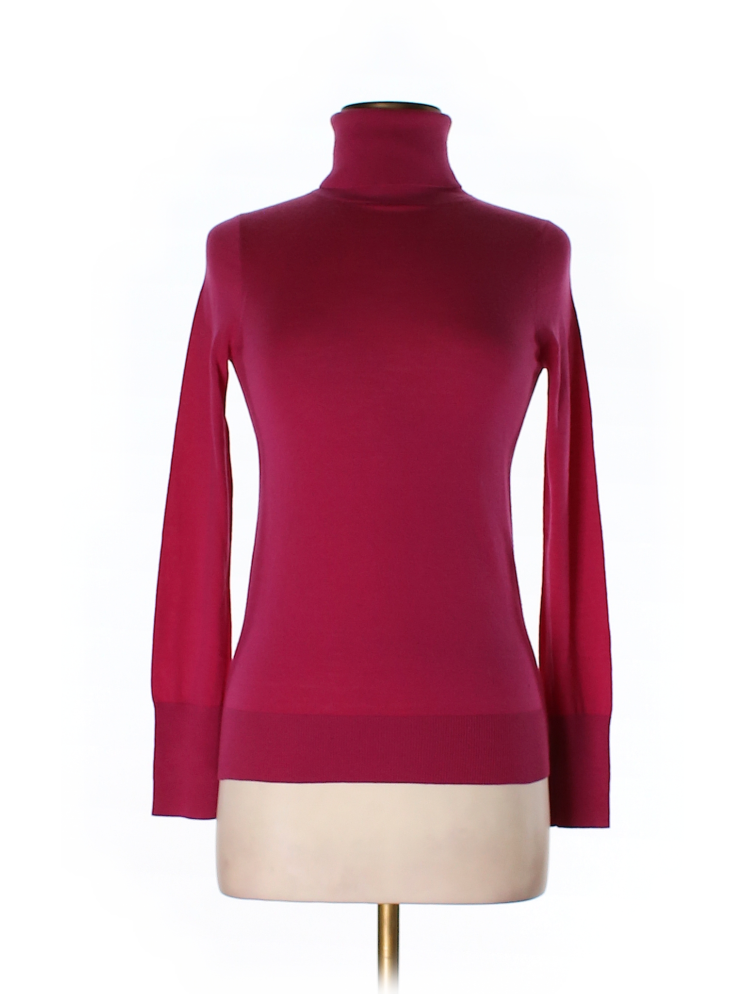 J.Crew 100% Merino Wool Solid Pink Wool Pullover Sweater Size S - 82% ...