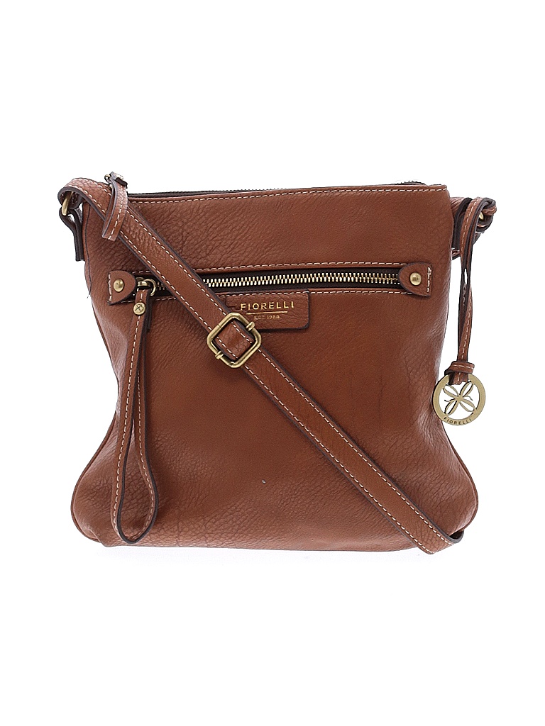 Fiorelli Solid Brown Crossbody Bag One Size 70 off thredUP